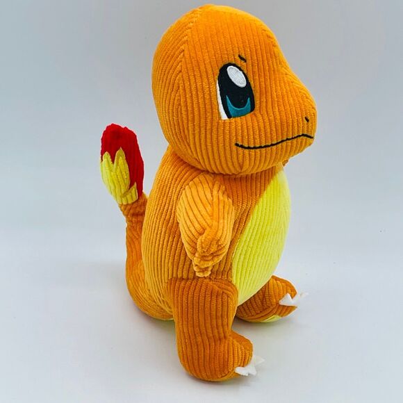 Corduroy Pokémon Plush Stuffed Toy CHARMANDER 8” Cuddly Friend - Picture 1 of 6